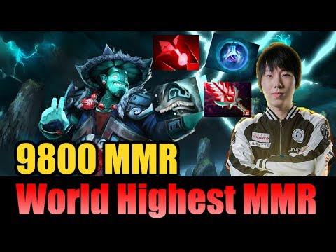 9800 MMR NEW WORLD RECORD - 200+ MMR TO 10K - INSANE Paparazi Storm Spirit - Dota 2