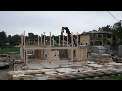 Timelapse costruzione casa X-Frame — Polistena