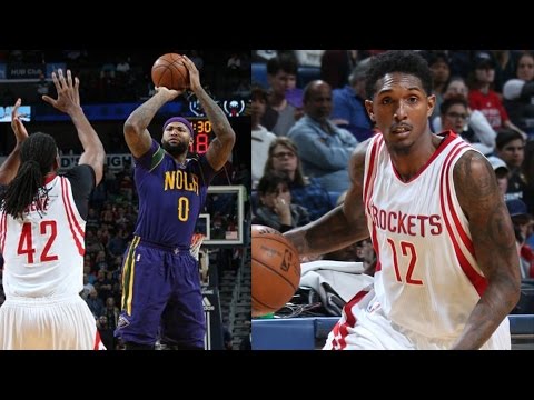 DeMarcus Cousins 1st Game With Pelicans! Lou Williams Rockets Debut! Rockets vs Pelicans