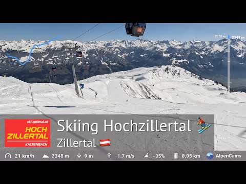 Skiing Hochzillertal / Hochfügen ⛷️ Tour of the Ski Resort | Zillertal