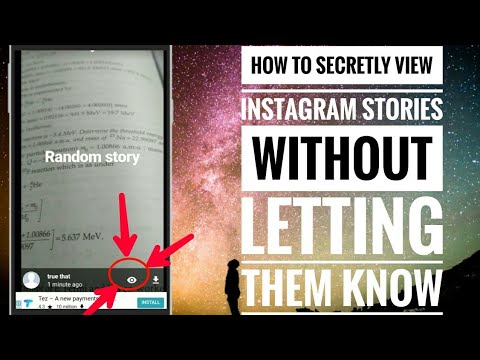 How to see instagram story without them knowing