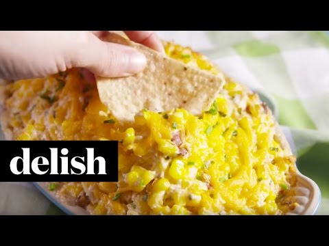 How To Make Cheesy Bacon Corn Dip | Delish