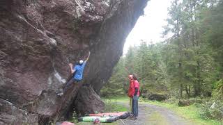 Video thumbnail of Taurus, 8a. Murgtal