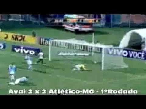 Avaí 2 x 2 Atlético MG - (1º Rodada) Gols da Partida