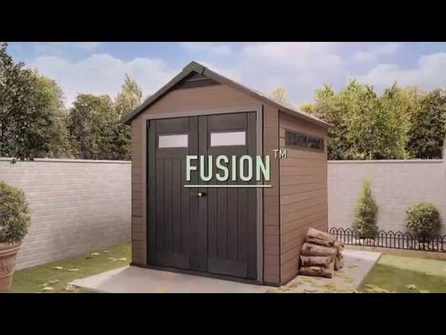 Video teaser for Wood Plastic Composite Shed: Keter FUSION sheds