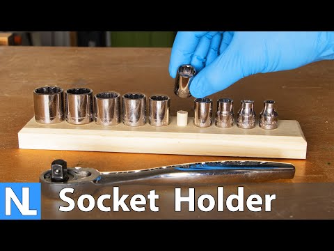 Making a Socket Holder || DIY tool organization project
