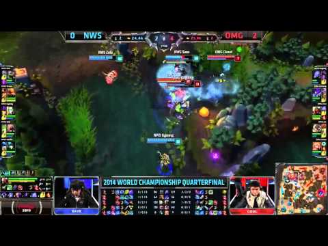 NaJin White Shield vs OMG - Game 3 Quarter Finals S4 Worlds LOL 2014 Playoffs - NWS vs OMG QF G3