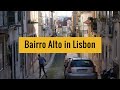 Bairro Alto district in Lisbon