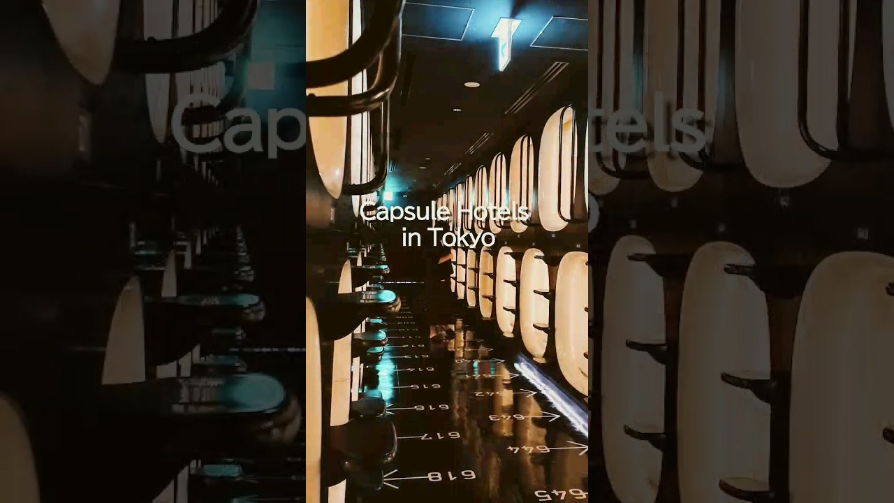 [sub] Staying in a Capsule Hotel in Tokyo That Looks Like a Spaceship