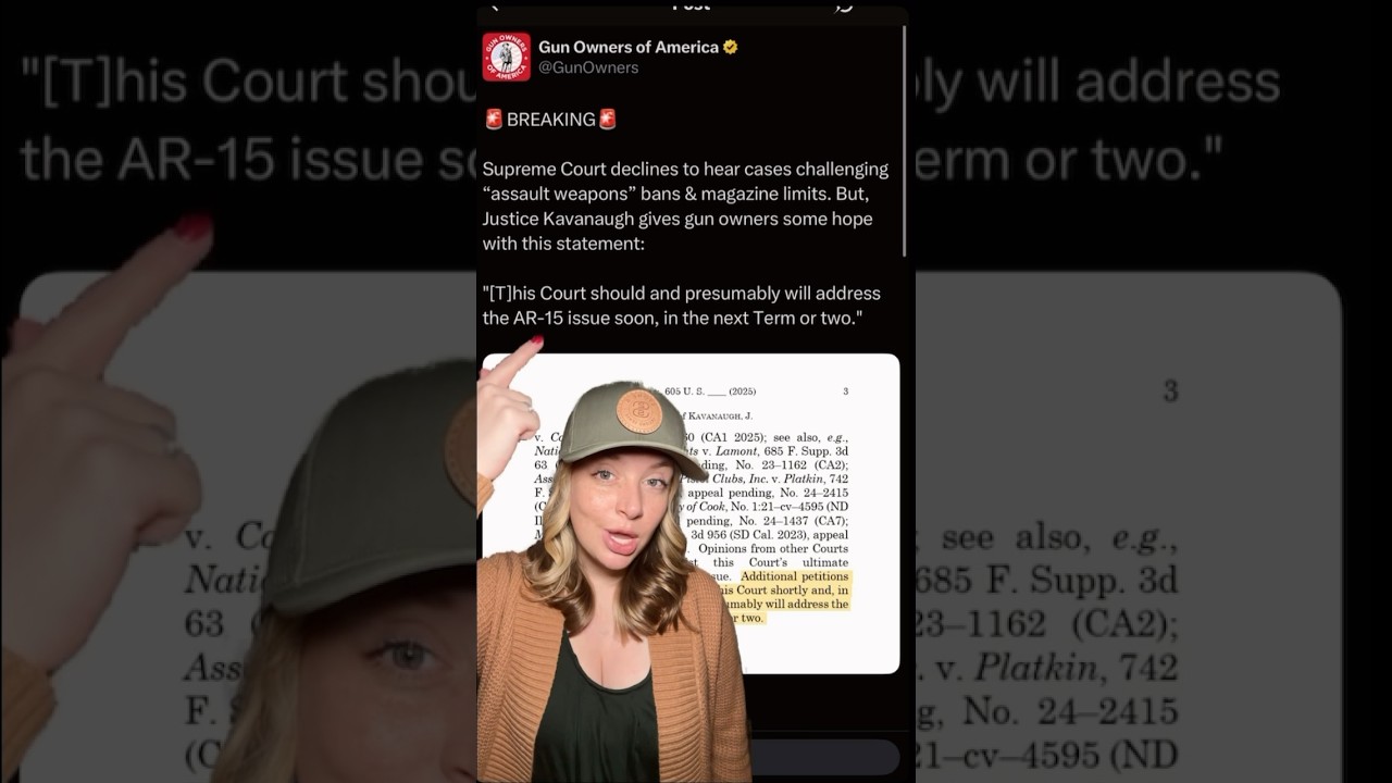 DENIED: SCOTUS Will NOT Take Up Cases On AWB #2ndamendment #shortsfeed #shortsvideo #shorts
