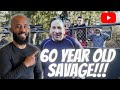 60 Year old savage DESTROYS OPPONENT!! STREET BEEF REACTION!!!