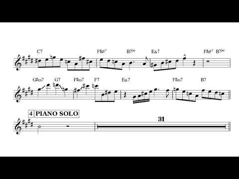 Entomology - Baptiste Herbin Solo Transcription (Eb). Transcribed by Arkady Dudka.