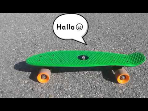 Penybord fahren und lenken lernen