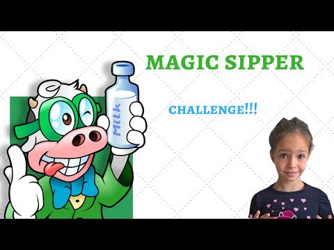 quick milk magic sipper! polaretti magic milk! CHALLENGE! sorpresa cattivissimo me 3!
