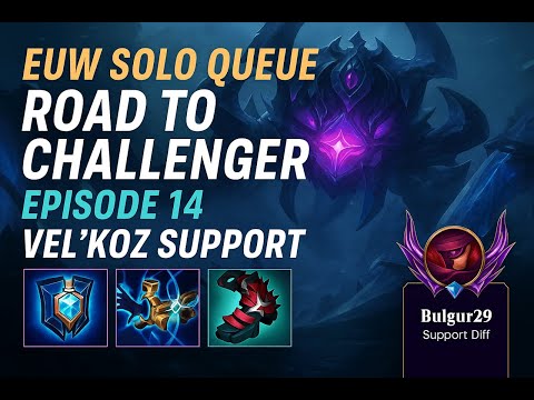 ROAD TO CHALLENGER | Episode 14 – Vel’Koz & Aphelios vs Miss Fortune & Soraka | Master Elo EUW