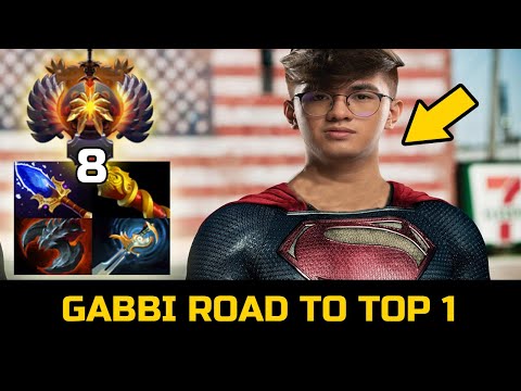 GABBI FEW STEPS TO TOP 1 MMR - SUPERMAN CARRY HERO DOTA 2