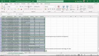 How to calculate h index in excel for bibliometric analysis