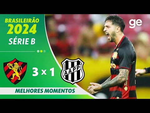 Gols e lances de Sport x Ponte Preta