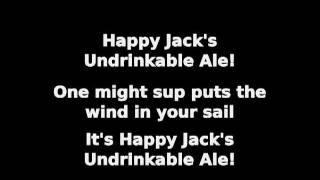 Music video thumbnail preview for Happy Jack's Undrinkable Ale w/ Lyrics by The Poxy Boggards