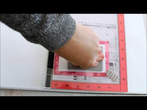 Gel Press® Breast Cancer Awareness Cards with StencilGirl