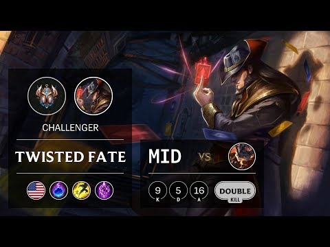 Twisted Fate Mid vs Rumble - NA Challenger Patch 9.17
