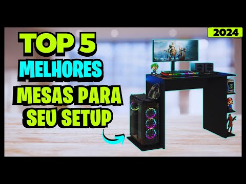 🏆Top 5 Melhores Escrivaninhas 2024/Melhor Mesa para Trabalhar, Estudar e Jogar Custo Benefício