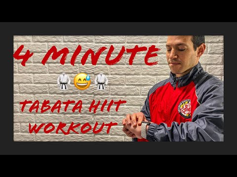 Karate (HIIT) Tabata: 4 minute set #4