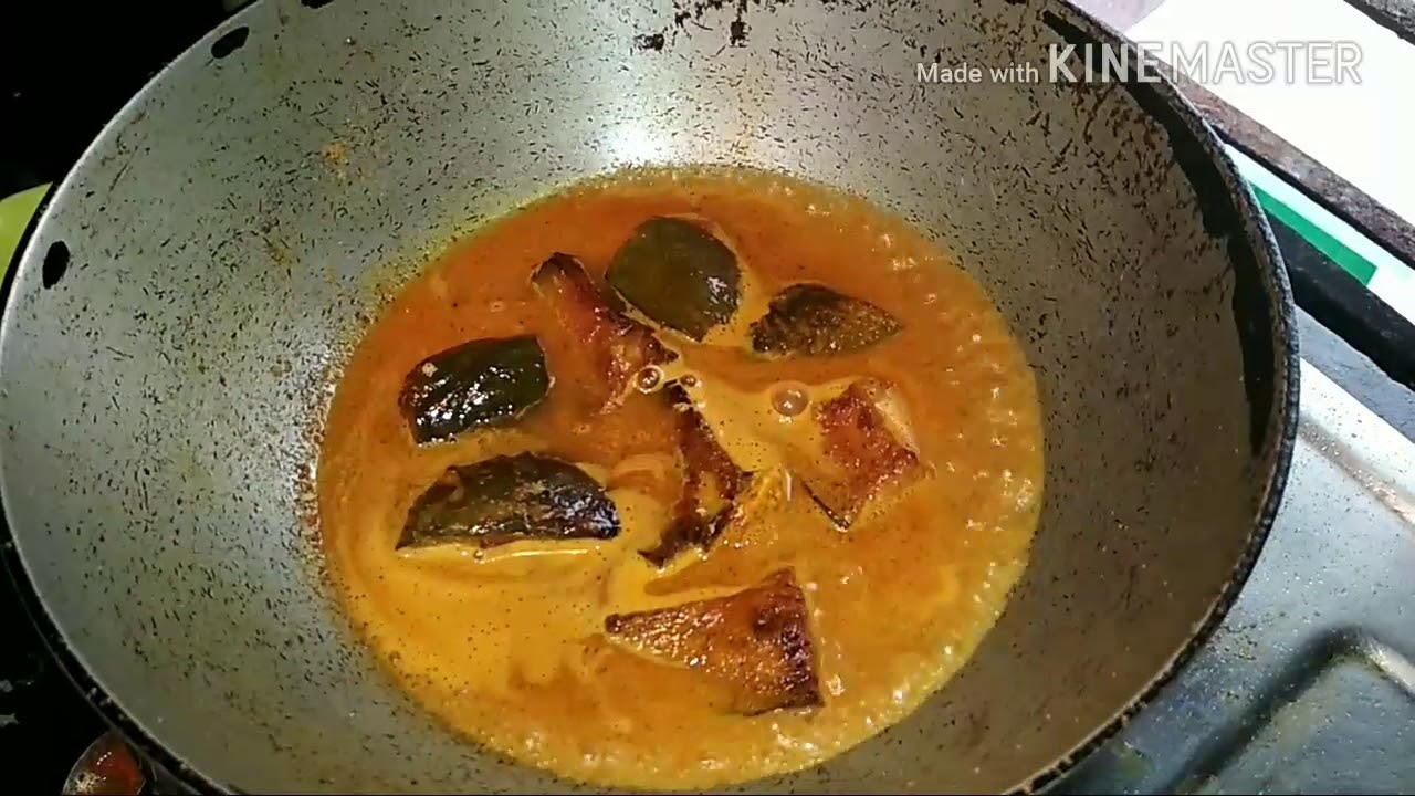 Bhangor Mach Begun Die Shorser Jhol || Bhangor Fish Recipe