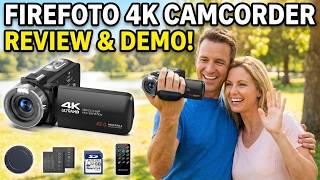 First Look at the AC13 4K Ultra HD Handheld Camcorder FIREFOTO