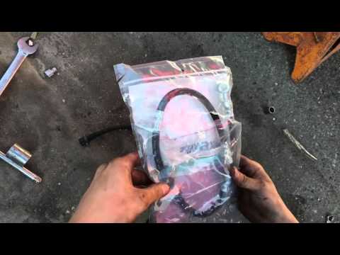 How to change a broken brake hose on a Acura Integra