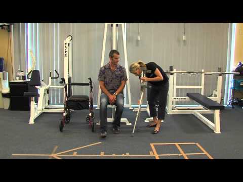 How to use crutches... properly.