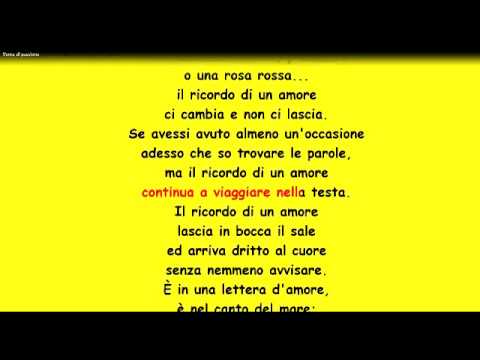 PINO DANIELE & GIORGIA Vento di passione con testo