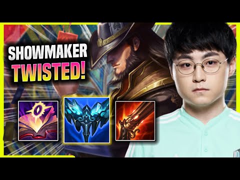 SHOWMAKER IS A GOD WITH TWISTED FATE! - DWG Showmaker Plays Twisted Fate Mid vs Ahri! | Season 2022