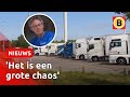 Vrachtwagens op de VLUCHTSTROOK door TEKORT aan parkeerplaatsen | Omroep Brabant