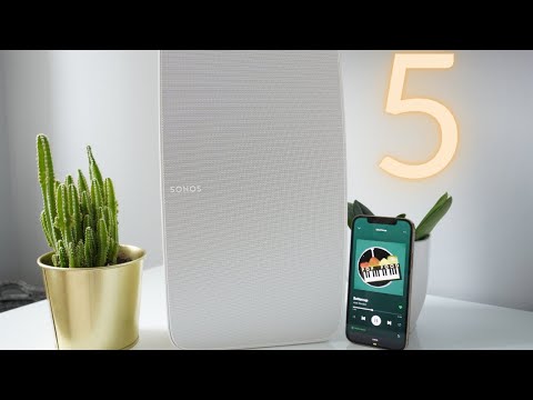 HiFi Kolonėlė Sonos Five, Multiroom, WiFi, Juodos spalvos video
