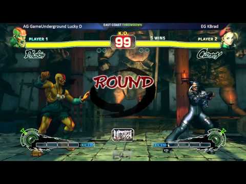 USF4 Top 8 @ ECT 2015 - LuckyD (Dhalsim) vs EG KBrad (Cammy) [720p/60fps]