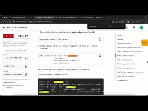 App Dev Deploying the Application into Kubernetes Engine Python GSP188