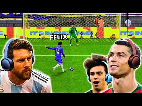 Messi & Ronaldo play FC 25 vs. FELIX!