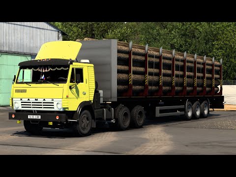 Euro Truck Simulator 2 1.46 | KamAZ 5410 Legend | Pskov-Luga | ETS2 Mods