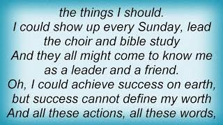 Ginny Owens - I Am Nothing Lyrics