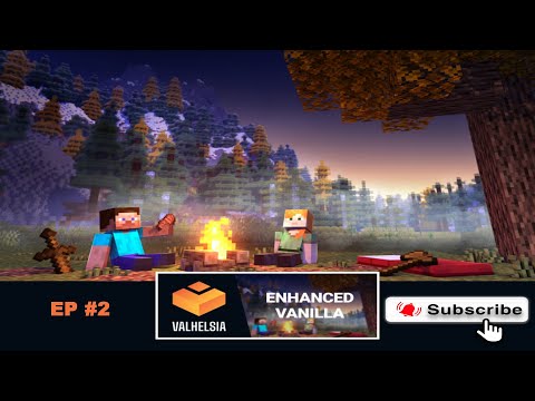 Valhelsia Enhanced Vanilla Ep#2 Longplay (No commentary)