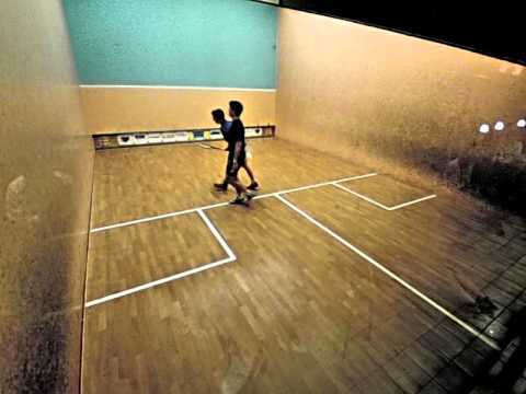 Heilbronn Squash Open 2013 Halbfinale Herren Raphael Kandra Valentin Rapp Satz3