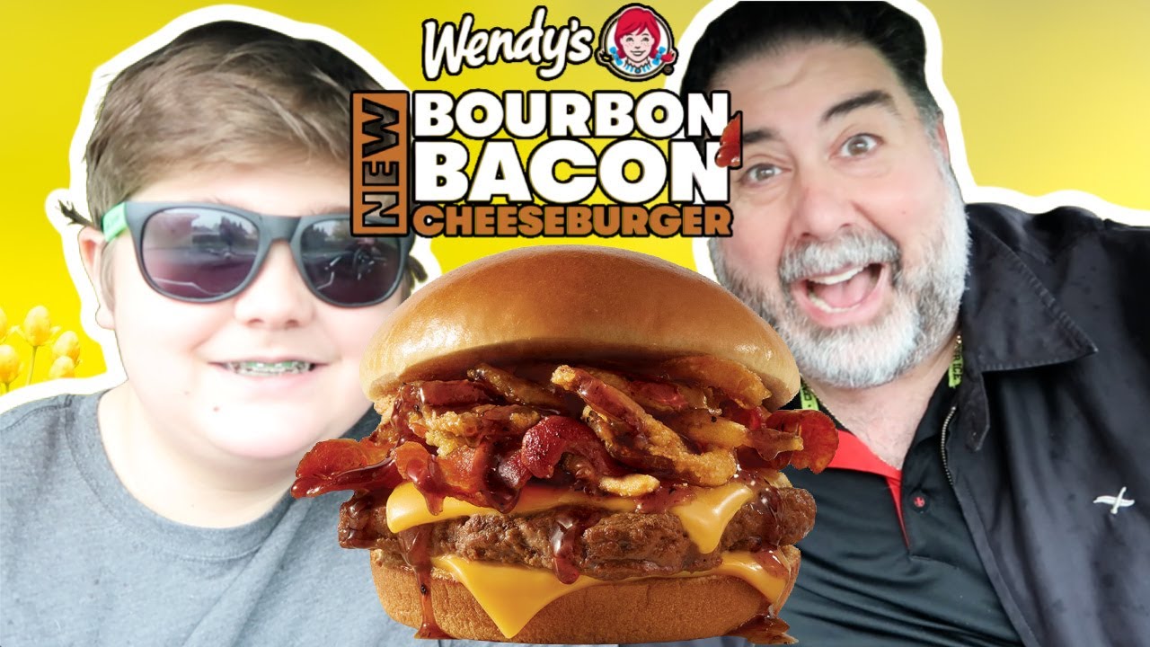 Wendy's Cheddar Lovers Bacon Cheeseburger