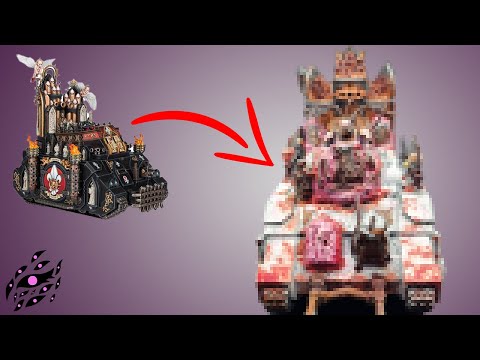 Making a NOISE MARINE RHINO for my Emperor's Children | Warhammer 40k Kitbash