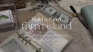 🏝️Build A Farm *FARM ISLAND* Week 1 | Interactive Savings Challenge | Cash Envelope Method