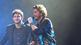 Manuel Carrasco y Carlos Torres "Soy Afortunado" Barcelona Palau Sant Jordi 28-12-2016