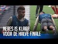 De training van Neres voor Tottenham-uit