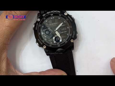 How to set time and analog after change battery G-SHOCK GA-2000