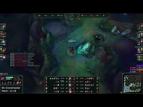 Graves Jungle vs Nunu & Willump - NA 9/2/4 Patch 12.18 Gameplay