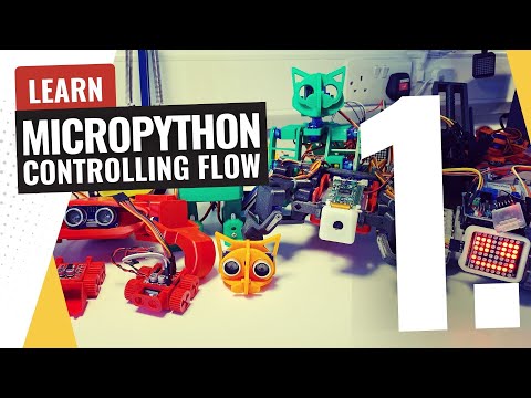 YouTube Thumbnail for Learn MicroPython - Part 1 Controlling the flow
